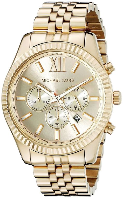 michael kors gold uhr men